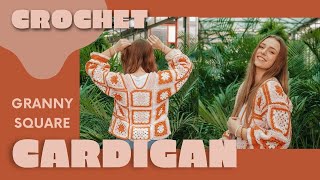 Granny Square Cardigan Tutorial | Crocheting Trends | RahReeDesigns
