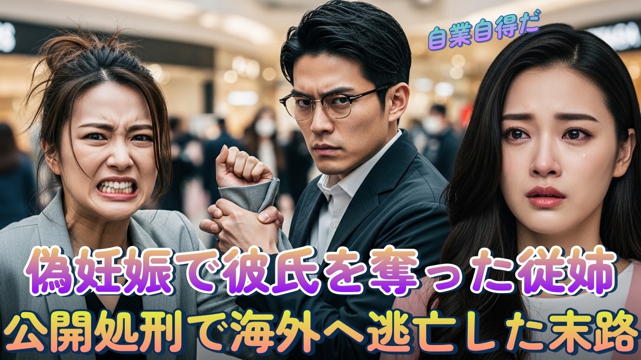 🎯「従姉に彼氏を奪われ1年、偽妊娠の真実が暴かれた瞬間、彼女は人生の全てを失った」
