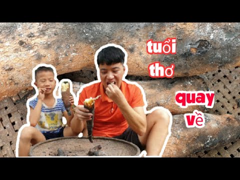 Video Đoàn Vlogs | Sắn nướng tại vườn nhà | món ăn gắn với... - youtube