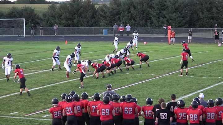 Dathan Moore first Varsity Catch vs Kewanee 9/6/19