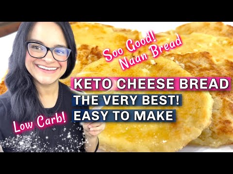 The very best 'Keto Cheese (Naan) Bread' - Easy to make, low carb goodness! Adults and kids love it!