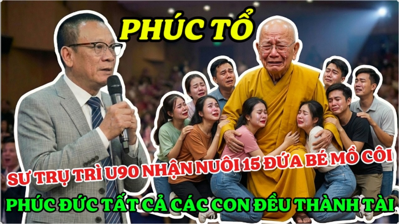 Tâm Sự Cùng Văn Sâm: Sư Trụ Trì U90 Nuôi 15 Đứa Bé Mồ Côi -Phúc Đức Tất Cả Các Con Đều Thành Đại Gia