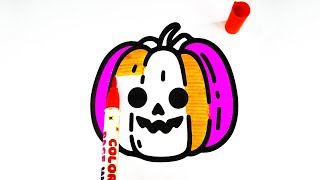 Pumpkin Coloring Pages | Coloring Page Halloween Pumpkin | Coloring Book #pumpkin #halloweenpumpkin