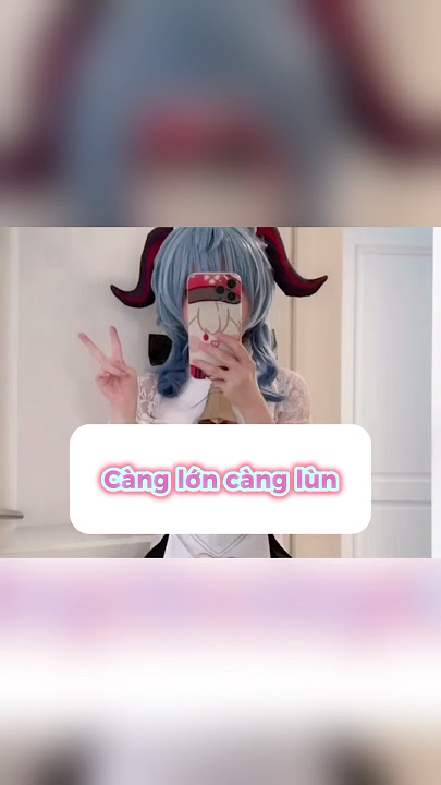 Thánh thể loli càng lớn càng… lùn hơn?? #cosplay #cosplayer #genshinimpact #kokomi #short