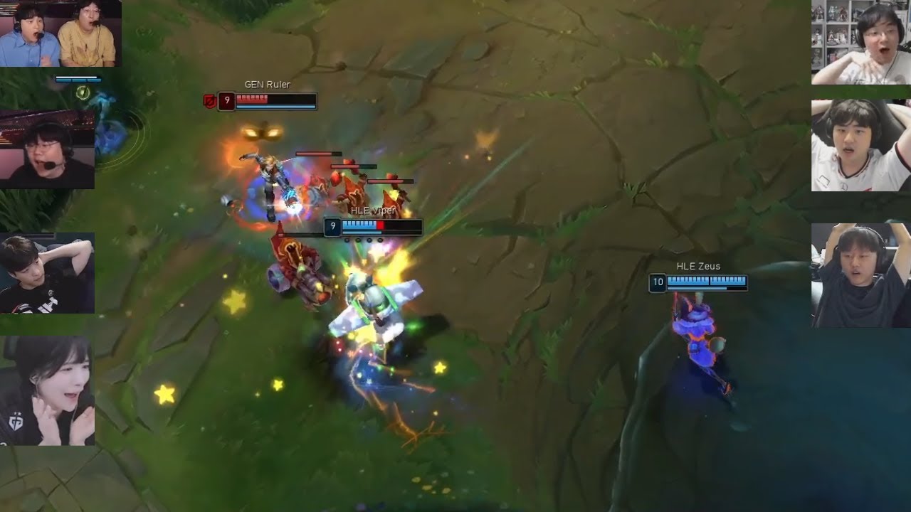 결승전 룰러의 하드캐리 스트리머 반응