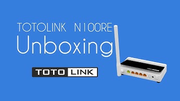 TOTOLINK N100RE  WiFi Router Unboxing