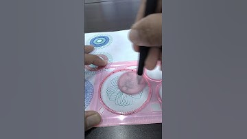 how many rotation did the pen make in total ? #art #spirograph #drawing