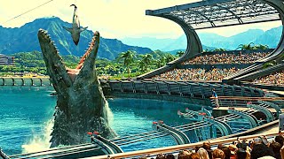 How the Amazing Mosasaurus Having His Food | Jurassic World: (Eating a Shark Scene)