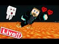 Swimming In LAVA in Hardcore Mode! | Minecraft Live Stream REPLAY