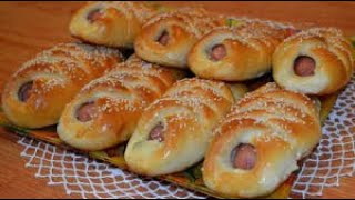 Вы забудете о тесте из магазина! ПИРОГИ В ПЕЧИ / СОСИСКА В ТЕСТЕ / sausage in the dough