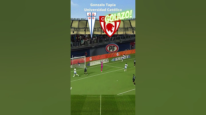 CONTRAGOLPE LETAL de Gonzalo TAPIA en el GOLAZO de #UniversidadCatolica #futbolchileno