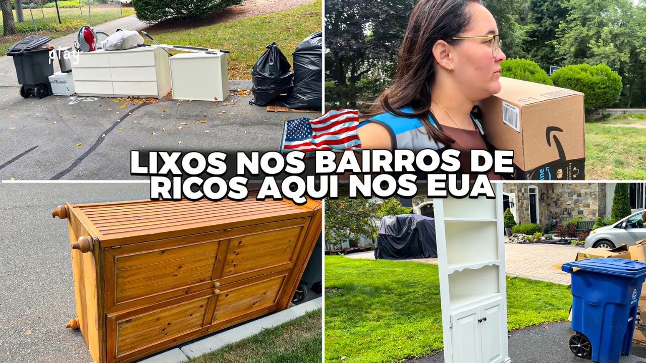 FAZENDO ENTREGAS COM AMAZON E ENCONTRO O INACREDITÁVEL NO LIXO DE UM BAIRRO DE RICOS!