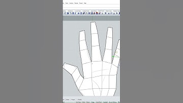 Rhino SubD Hand Modeling Basic || #3d #rhino #rhinotutorial #matrix #blender #handwork #tutorial