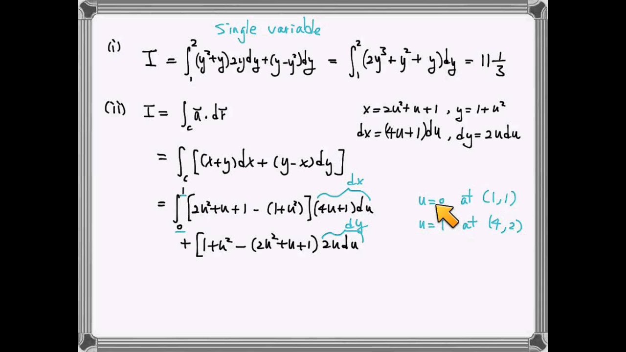 Line integral youtube