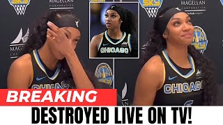 INSTANT RAGE Hits Angel Reese After Getting HUMILIATED By Chicago Sky Reporter LIVE ON TV!