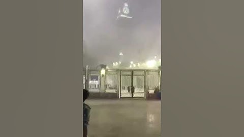 امطار الحرم وتلاوة رائعة للشيخ بندر بليلة