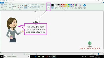 MS Paint - How to use Brush Tool in MS Paint in Windows 10