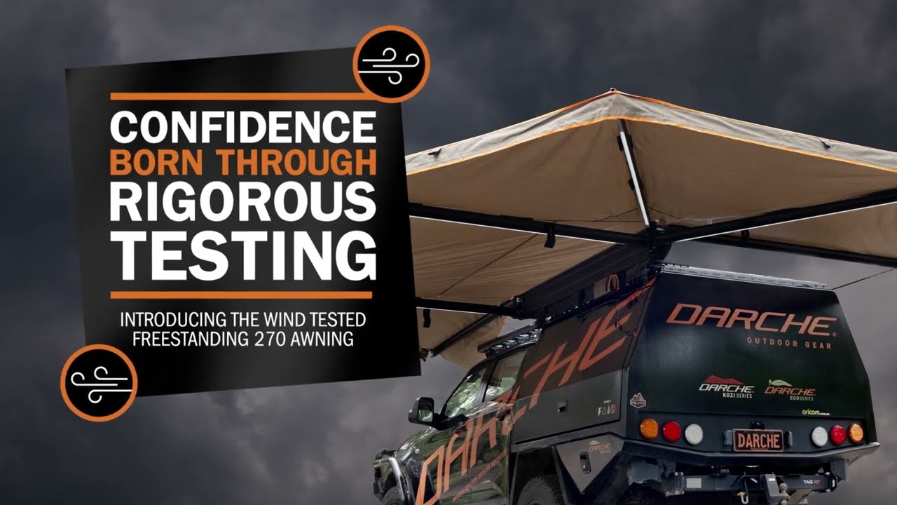 Darche Eclipse 180 Freestanding LED Awning - Brigade Overland