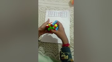 Bubble cube solving tricks with algorithms in easy way #shots #viral @chotucubesolver