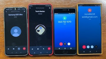 OnePlus 6T vs Samsung S20U, Meizu M6N vs Samsung S23U WhatsApp & Google Duo Incoming & Outgoing Call