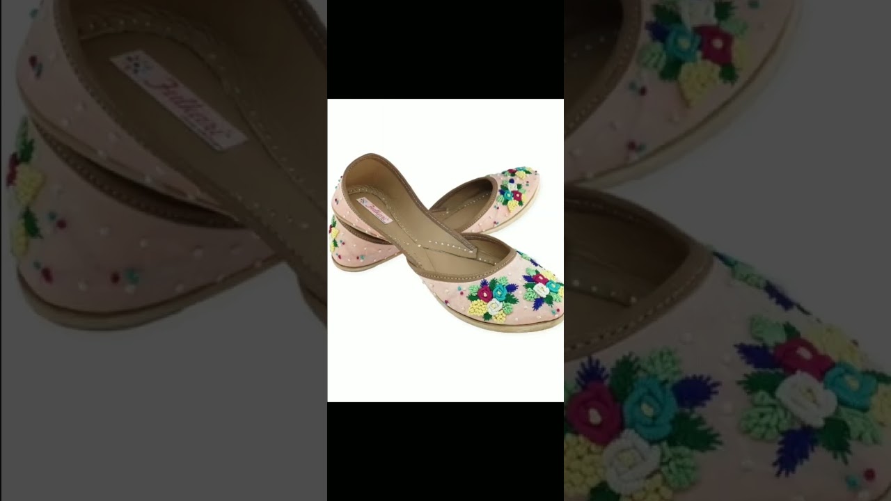 hand embroidery juti💖🥰