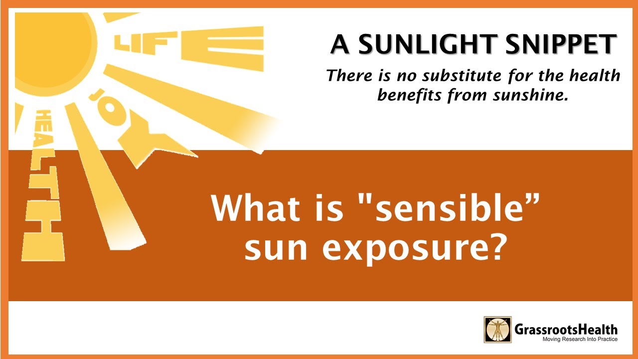 What is Sensible Sun Exposure?
