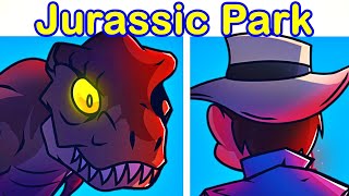 Friday Night Funkin Vs Jurassic Park T-Rex Breakout Tyrannosaurus Dinosaurs Perfect Hard 