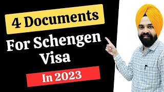4 Important Documents For Schengen Visa in 2023 | How to get Schengen Tourist Visa from India