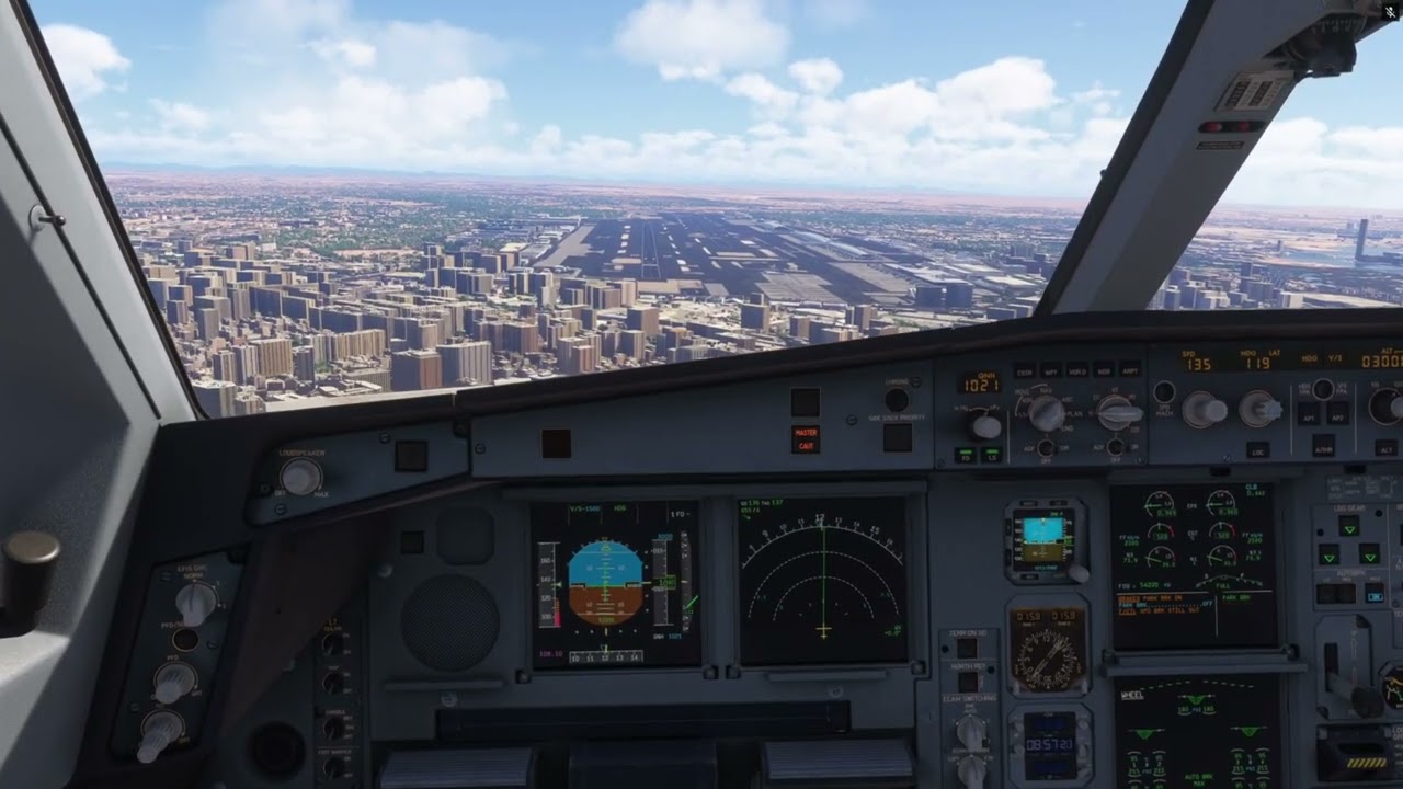 Airbus A330 Smooth Landing at Dubai International Virtual Pilot POV