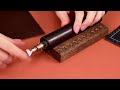 Flyrivergo Leather Creaser Machine - 140-932℉ Leather Edging and Creasing Machine with 5PCS Tips