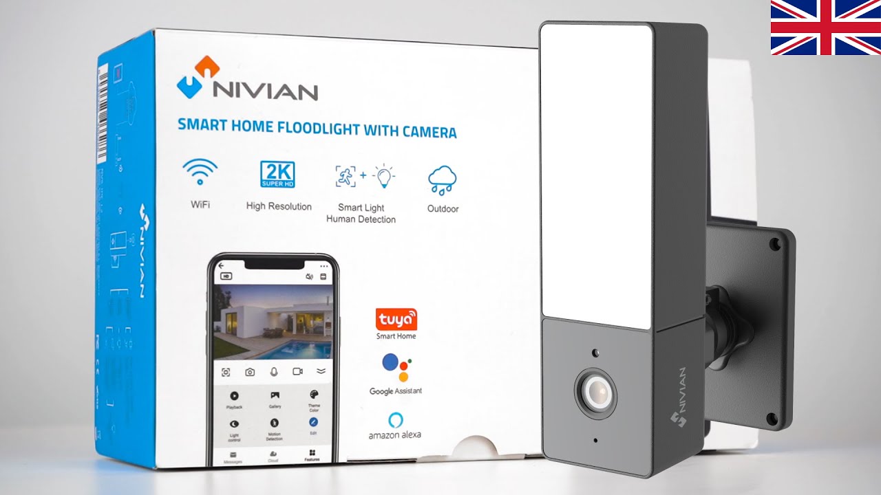 Nivian NVS-IPC-IS4 Cámara Vigilancia Interior WiFi 2k Blanca