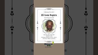 Eli Esau Rodgers | Funeral Announcement #ObituariesSVG #Obituaries #SVG