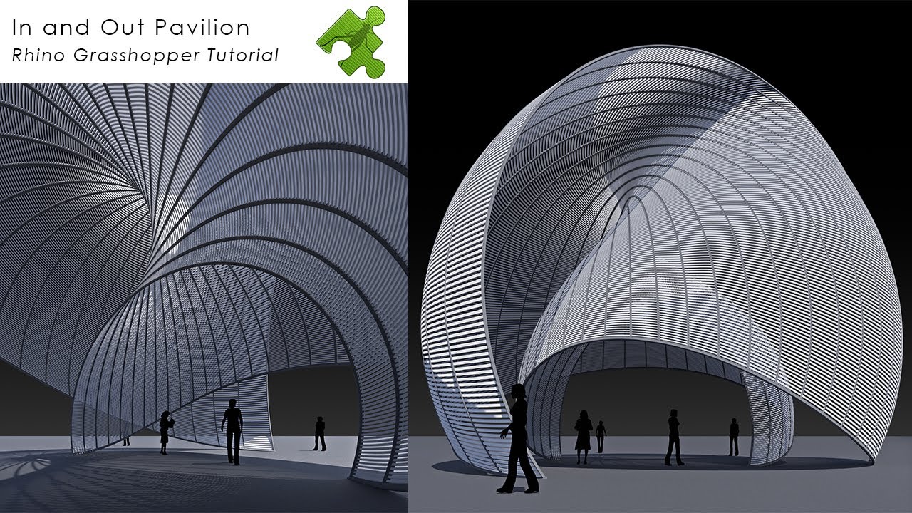 In and Out Pavilion Rhino Grasshopper Tutorial - YouTube