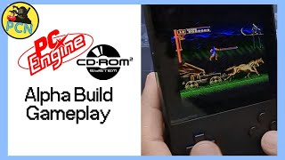 PC-Engine-CD/TurboGrafx-CD Alpha Build Gameplay ANALOGUE POCKET by Mazamars and Adam Gastineau WIP
