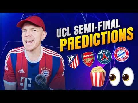 My BOLD Predictions for the Champions League Semi-Finals 🍿👀