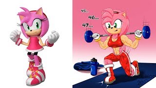 Sonic Characters As Muscular