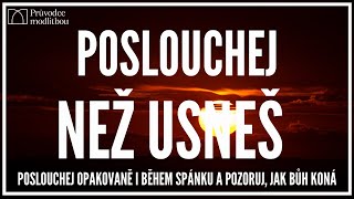 To NEJ na pokojný spánek | Než usneš | Poslouchej i když spíš | Boží slovo | Průvodce modlitbou