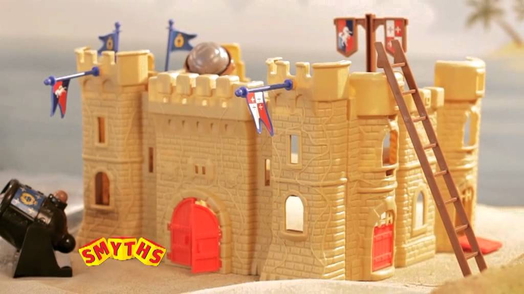 pirate ship and castle playset