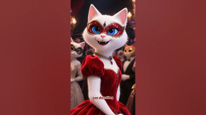 Video 11848951: masquerade, cute cat dance