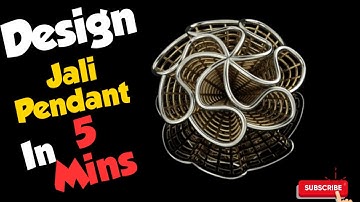 How to make Jali Pendant | Matrix Tutorial |