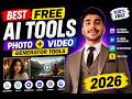🔥 Best Free AI Photo & Video Generator Tools 2026 | Create Amazing Content for Free