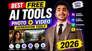 🔥 Best Free AI Photo & Video Generator Tools 2026 | Create Amazing Content for Free