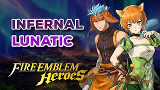 F2P | Infernal+Lunatic | No SI | No Seals | Bound Hero Battle: Ranulf & Lethe | Fire Emblem Heroes