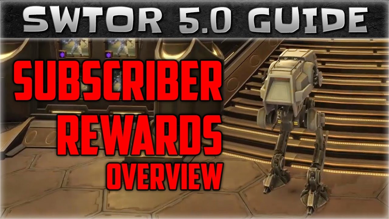 SWTOR 5.0 KOTET Subscriber Reward and Free lvl 65 Character