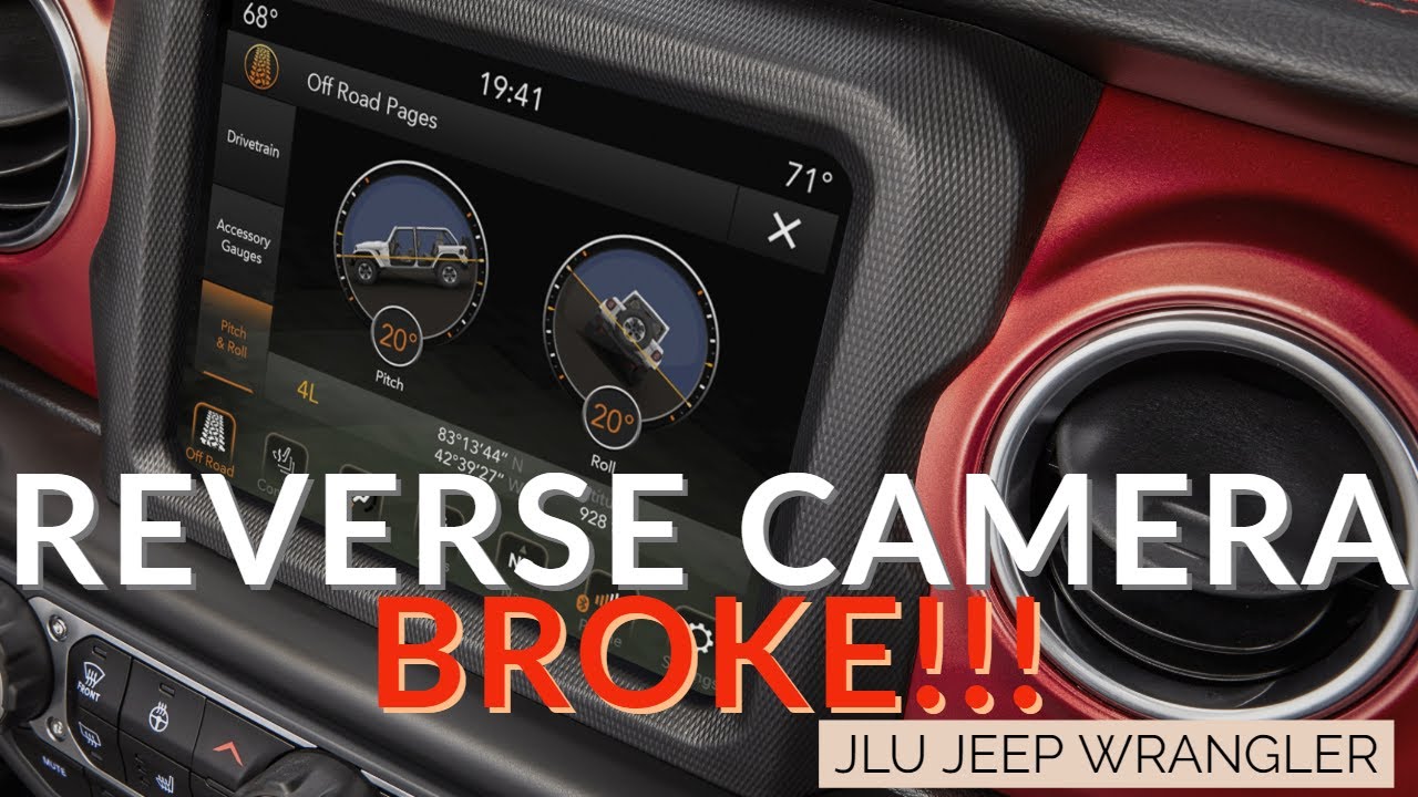 JLU Jeep Wrangler Reverse Camera Stopped Working! - YouTube