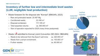 GIF E&T Webinar 105: Science for the Safe Disposal of Nuclear Waste - A German Perspective