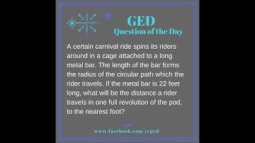 GED® Math Prep: Circumference of a Circle Word Problem Example 3