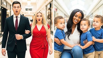 Millionaire CEO Spotted His Ex Secretary at Mall, But Her Identical Triplet Boys Made Him Fain