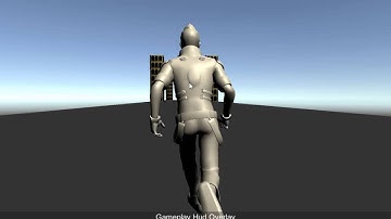 Early prototype infinite runner game - video 1