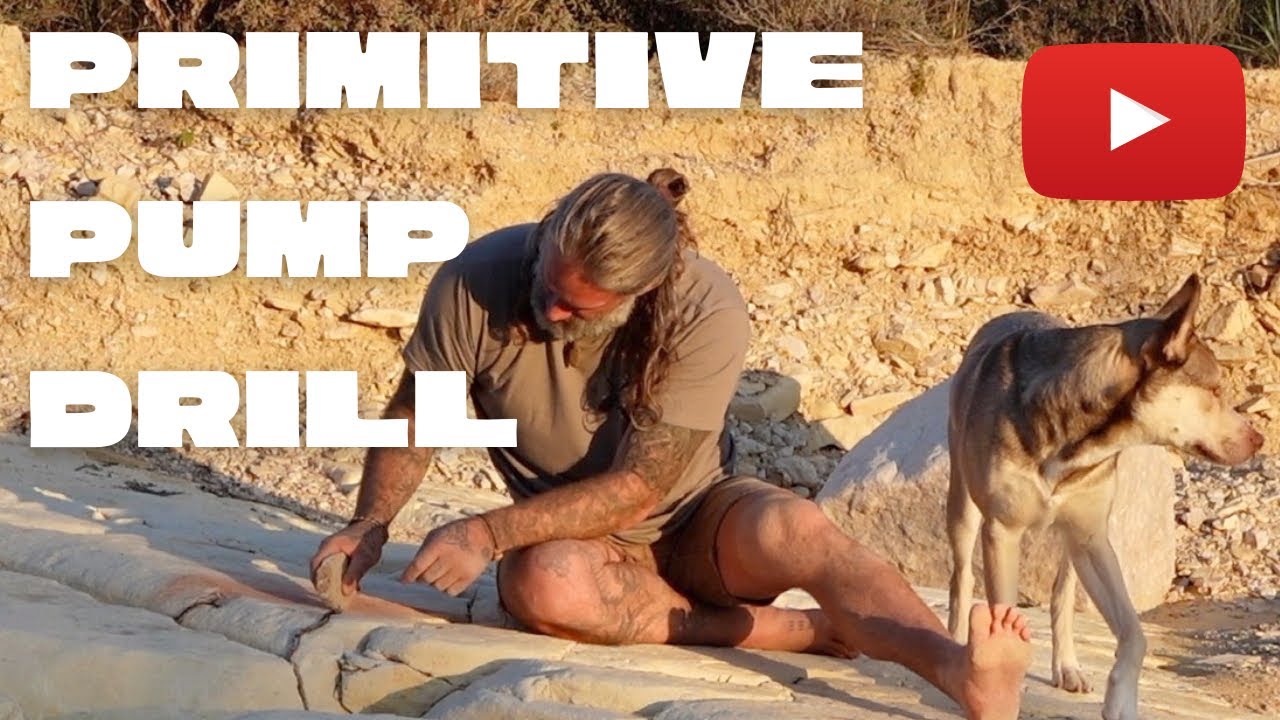 ANCIENT MACHINE Build | The Pump Drill #bushcraft #ancienthistory #survival #primitiveskills